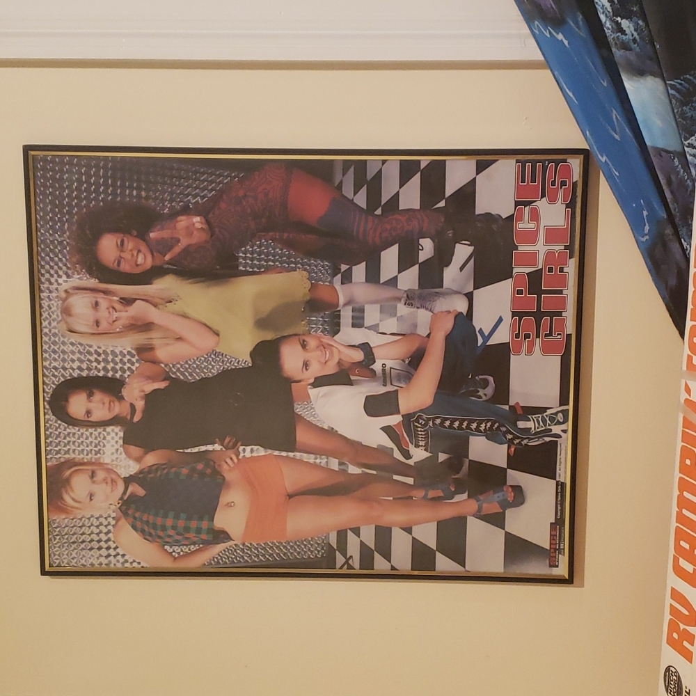 Vintage spice girl poster